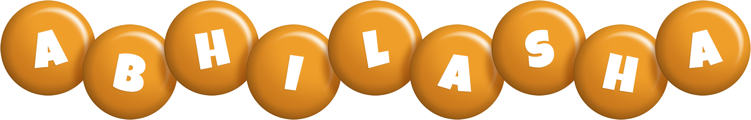 Abhilasha candy-orange logo