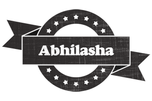 Abhilasha grunge logo