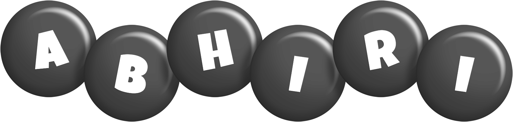 Abhiri candy-black logo