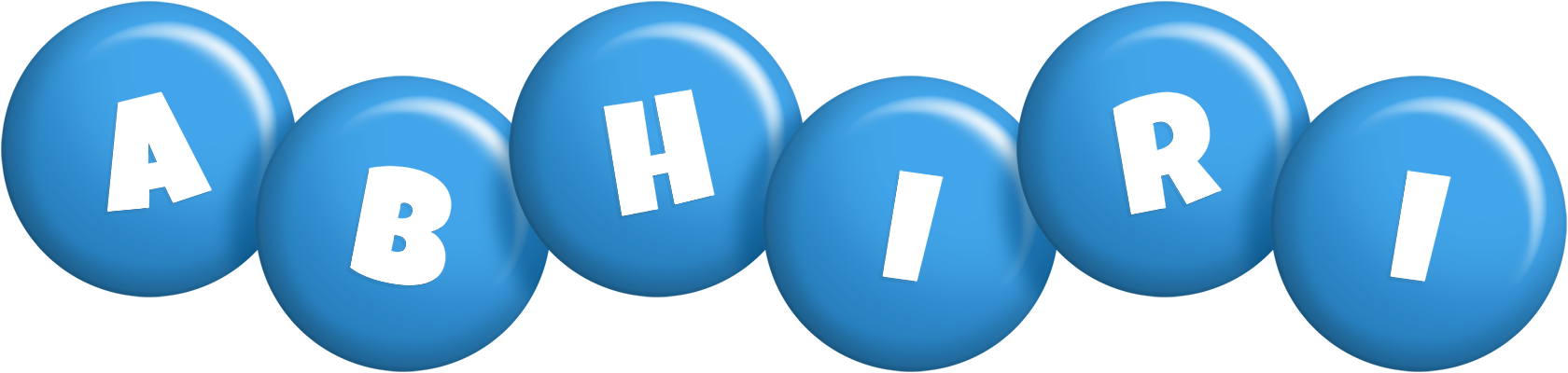 Abhiri candy-blue logo