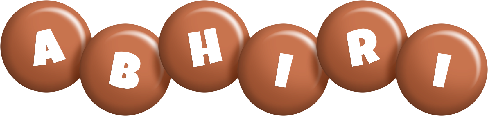 Abhiri candy-brown logo