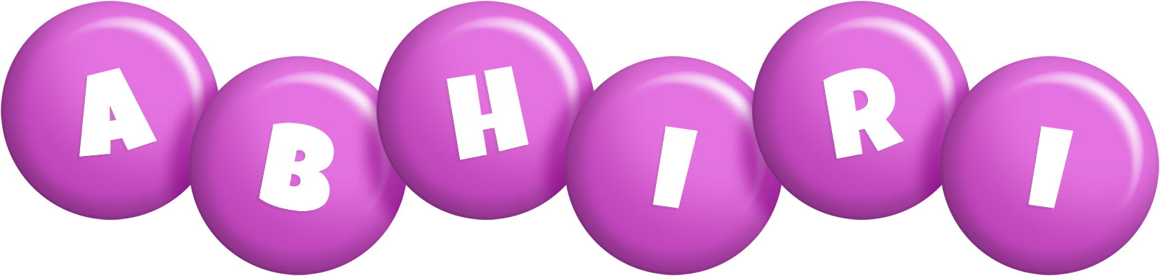 Abhiri candy-purple logo