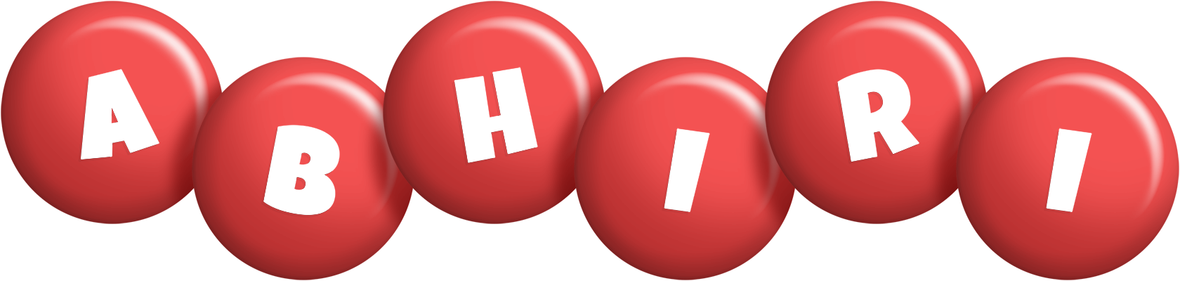 Abhiri candy-red logo