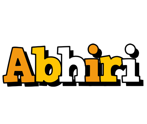 Abhiri cartoon logo