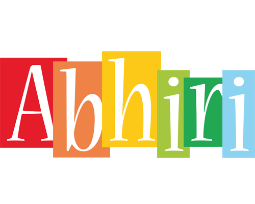 Abhiri colors logo