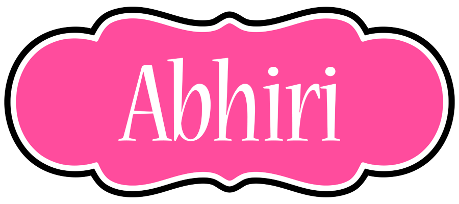 Abhiri invitation logo