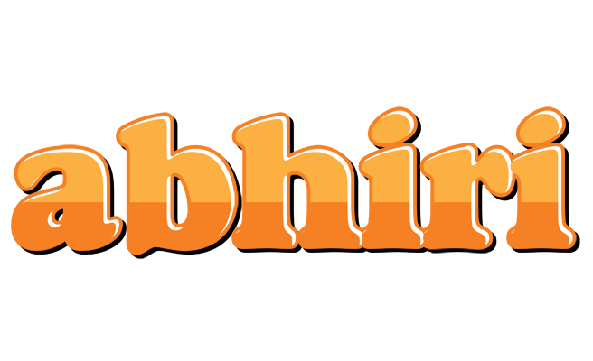 Abhiri orange logo