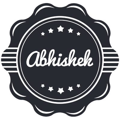 Abhishek badge logo