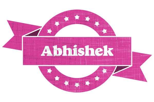 Abhishek beauty logo