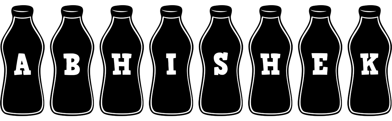 Abhishek bottle logo