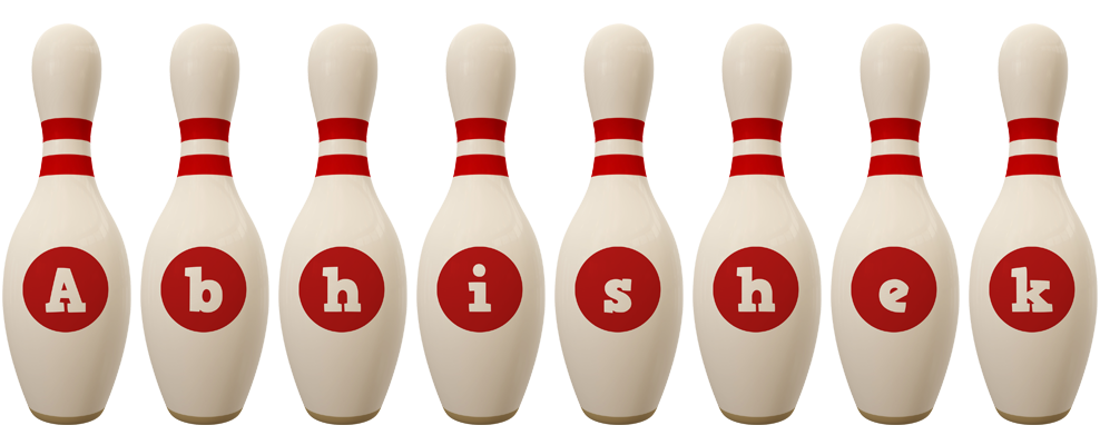 Abhishek bowling-pin logo