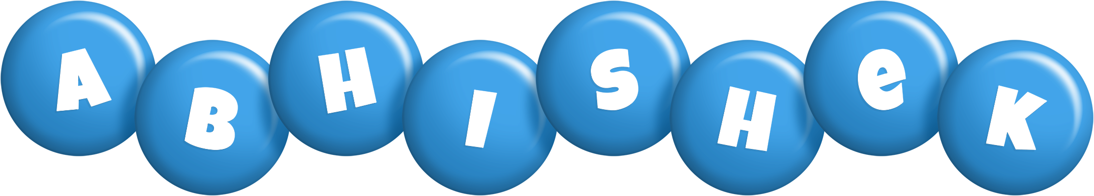 Abhishek candy-blue logo