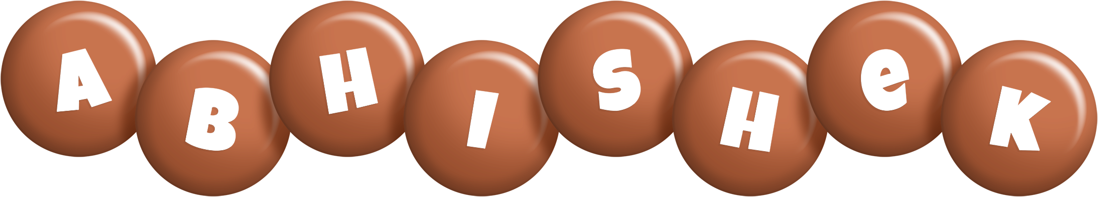 Abhishek candy-brown logo