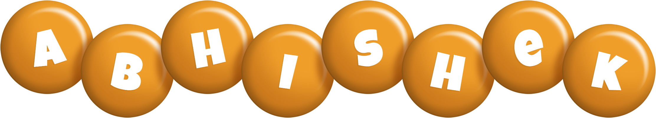 Abhishek candy-orange logo