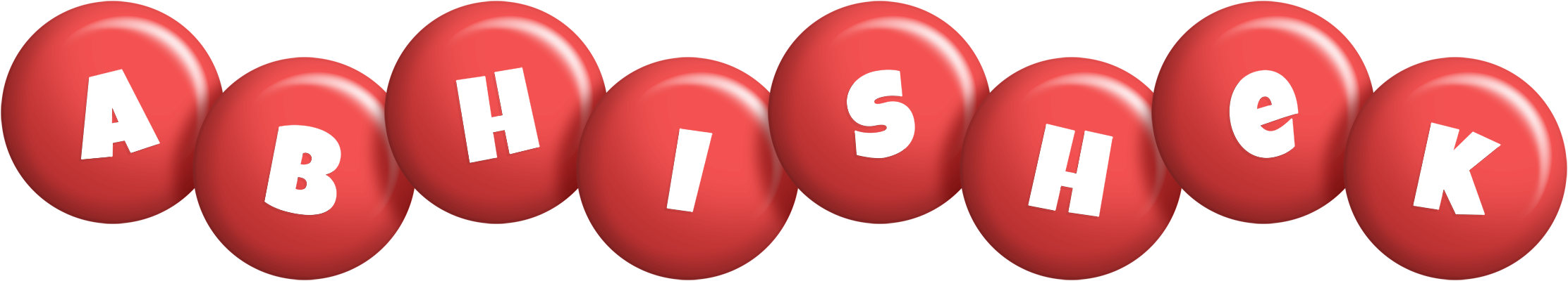 Abhishek candy-red logo