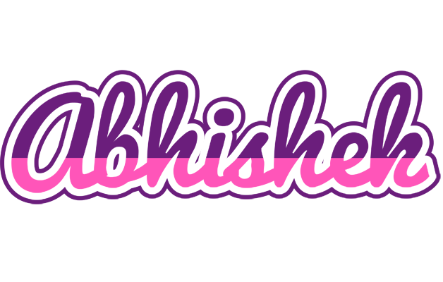 Abhishek cheerful logo