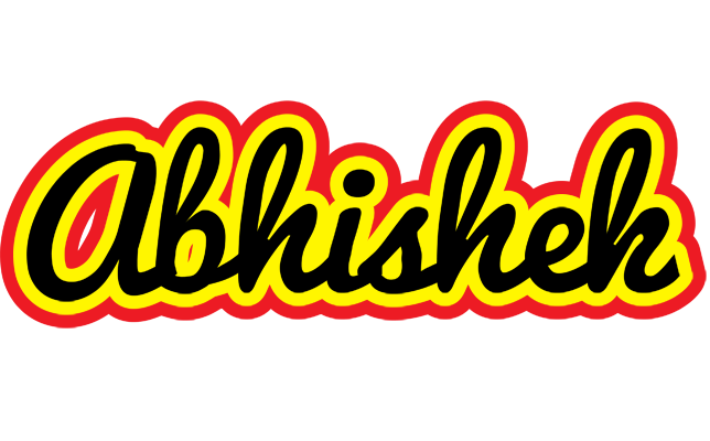 Abhishek flaming logo