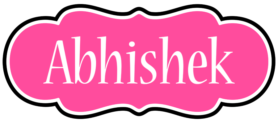 Abhishek invitation logo