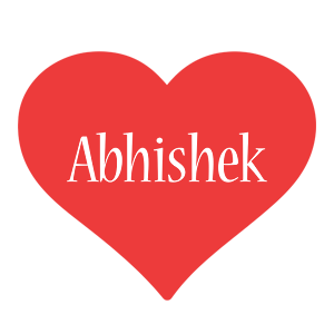 Abhishek love logo