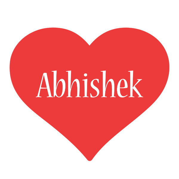 Abhishek love logo
