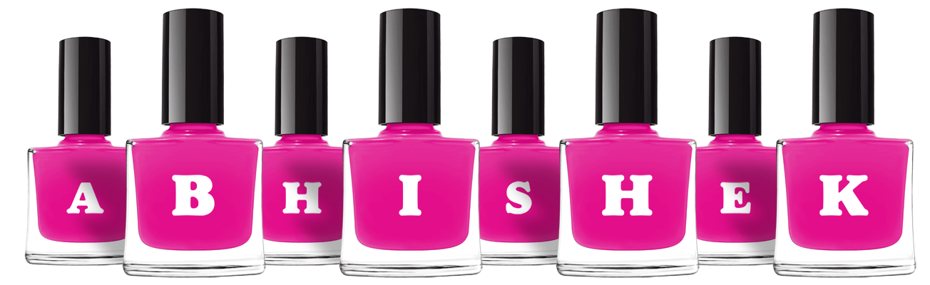 Abhishek nails logo