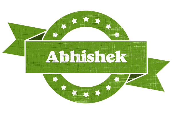 Abhishek natural logo