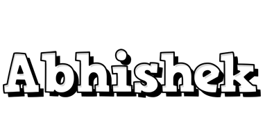 Abhishek snowing logo