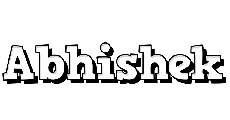 Abhishek snowing logo