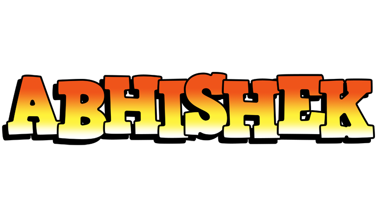 Abhishek sunset logo