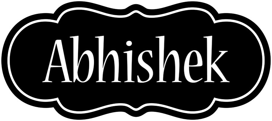 Abhishek welcome logo