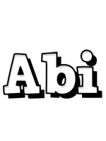 Abi snowing logo