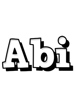 Abi snowing logo