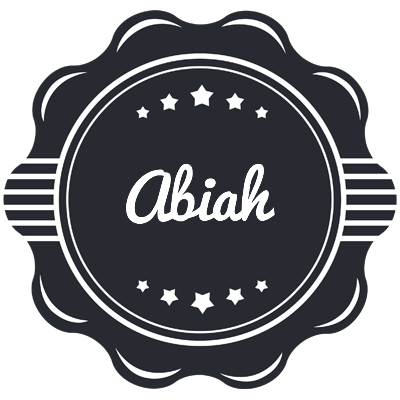 Abiah badge logo