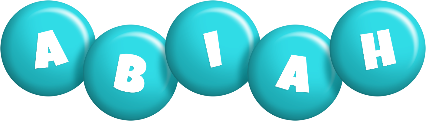 Abiah candy-azur logo