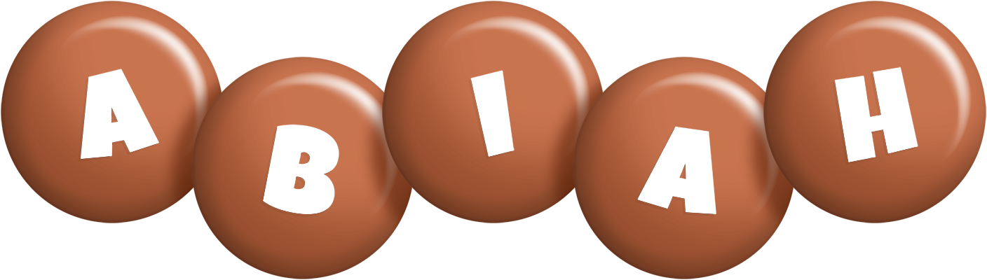 Abiah candy-brown logo