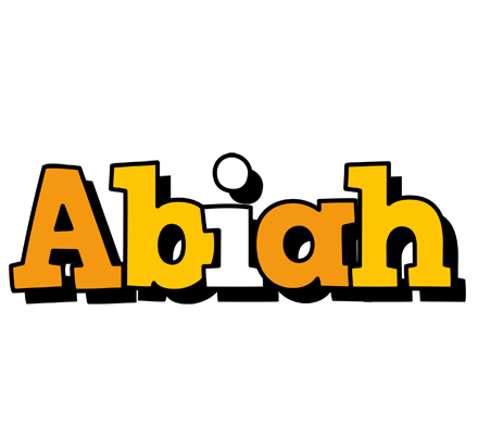 Abiah cartoon logo