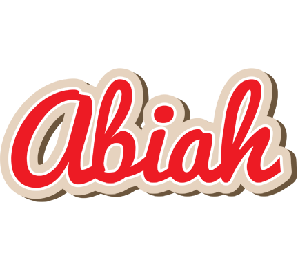 Abiah chocolate logo