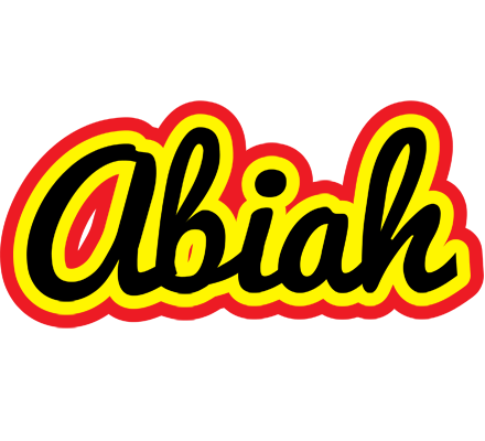 Abiah flaming logo