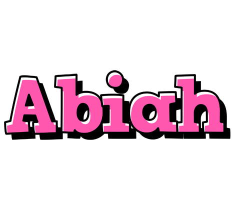 Abiah girlish logo