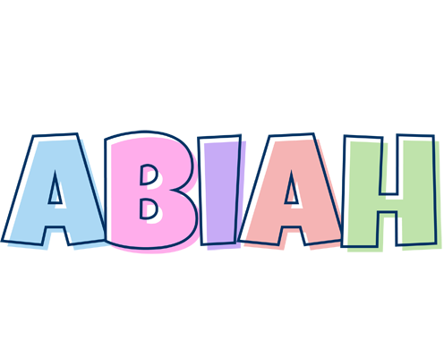 Abiah pastel logo