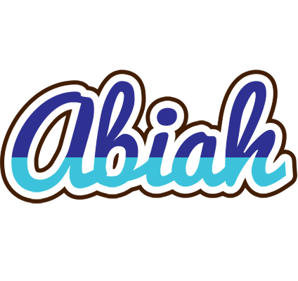 Abiah raining logo