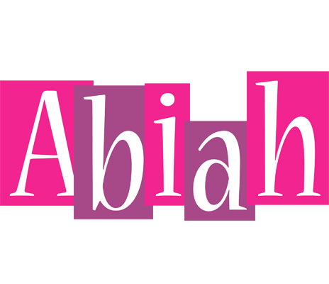Abiah whine logo