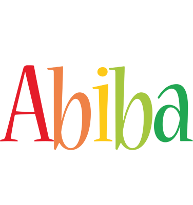 Abiba birthday logo