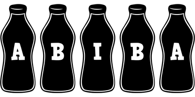 Abiba bottle logo