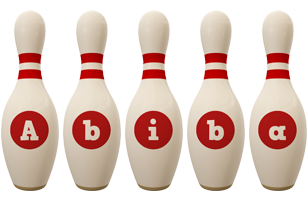 Abiba bowling-pin logo