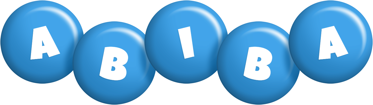 Abiba candy-blue logo