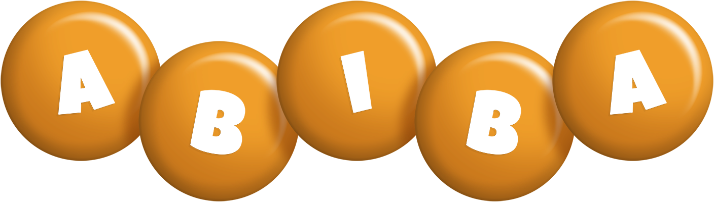 Abiba candy-orange logo