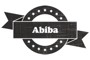 Abiba grunge logo