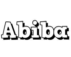 Abiba snowing logo