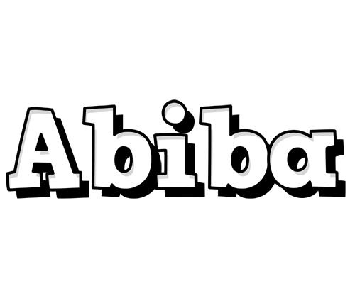 Abiba snowing logo